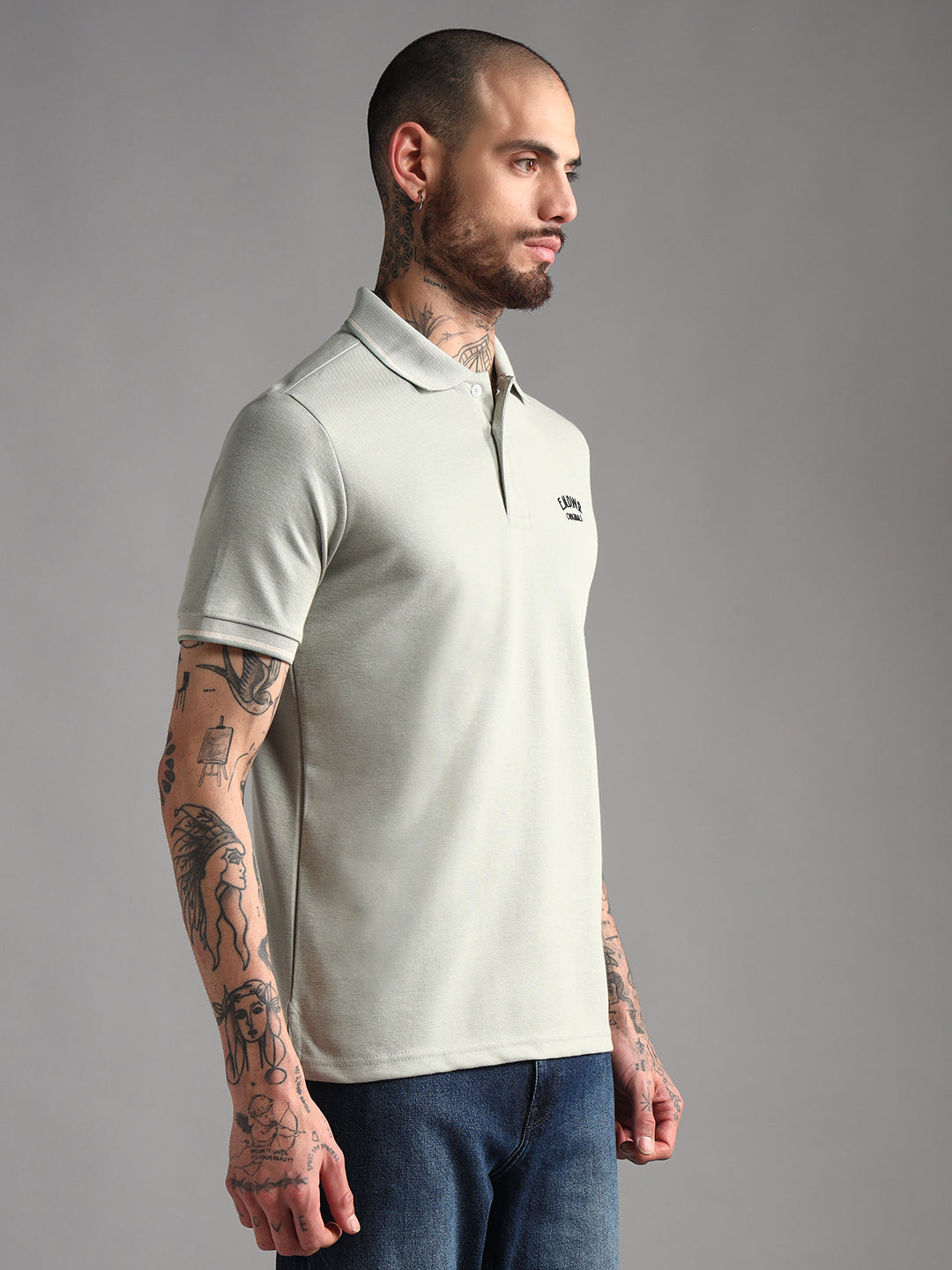 Endeavour Wear Mélange Pista Polo T-Shirt