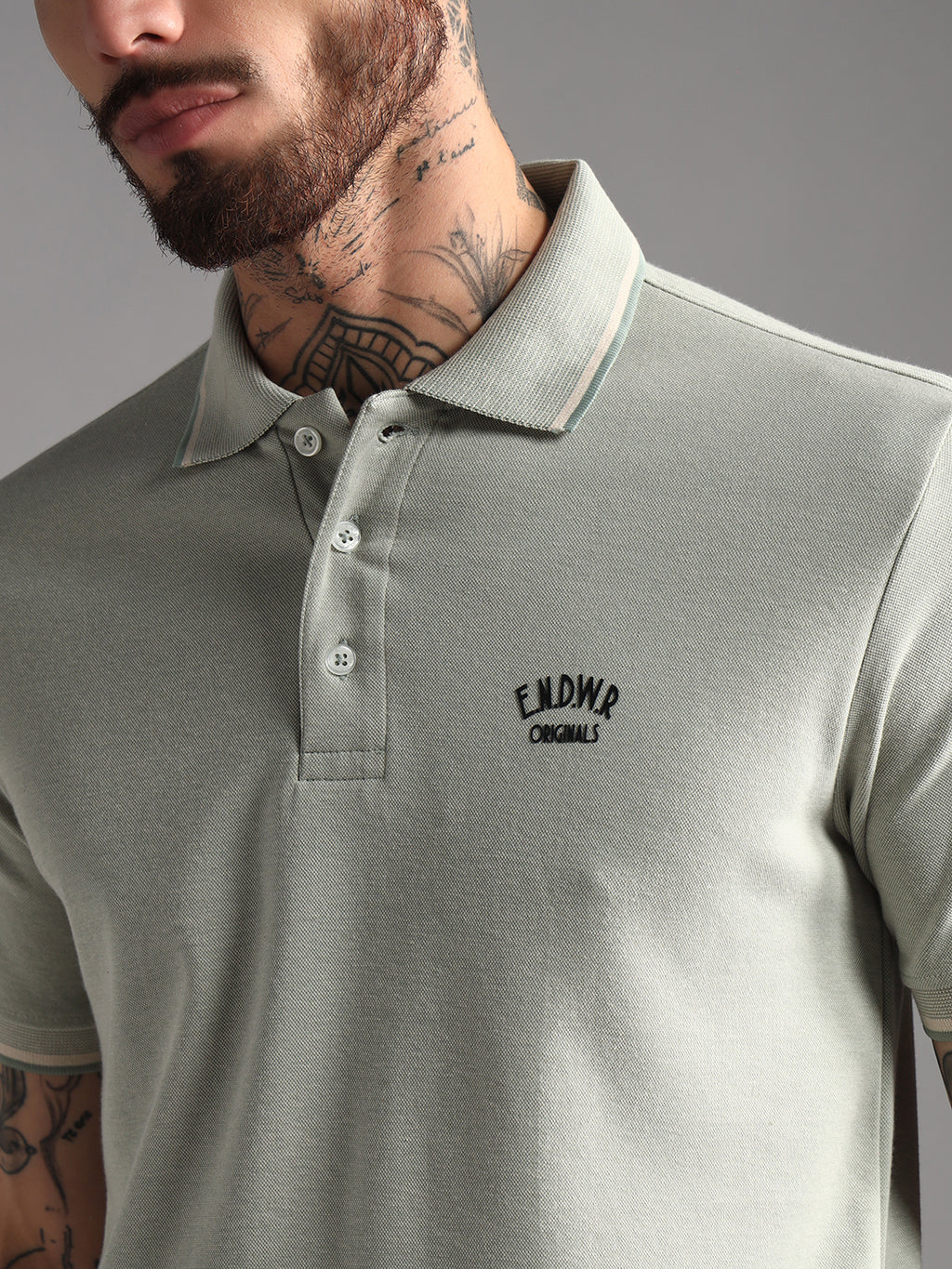 Endeavour Wear Mélange Pista Polo T-Shirt