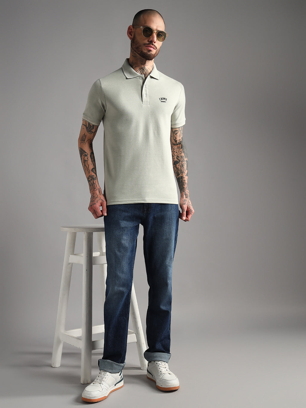 Endeavour Wear Mélange Pista Polo T-Shirt