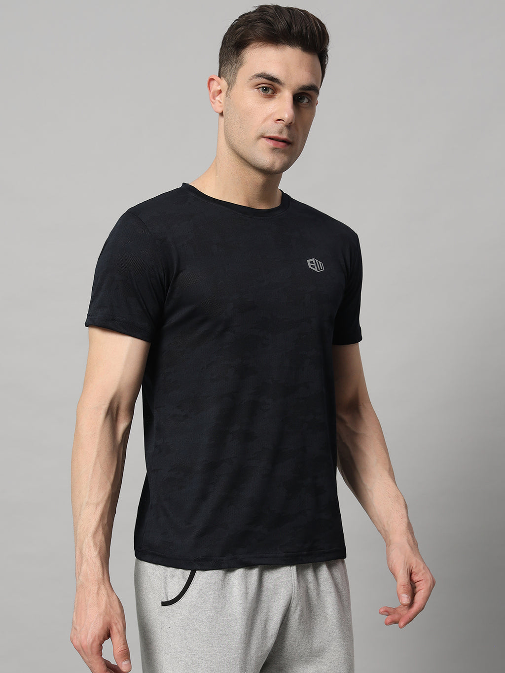 Endeavour Wear Navy Blue Mesh T-shirt