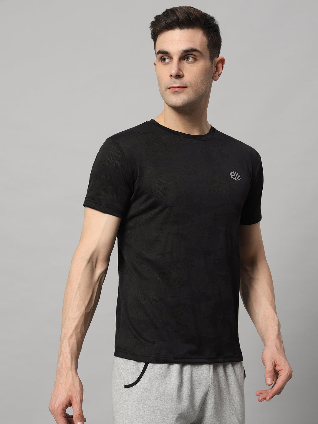 Endeavour Wear Black Mesh T-shirt