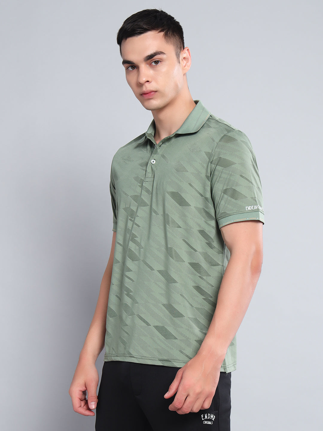 Endeavour Wear Pista Green Jackyard Polo T-shirt
