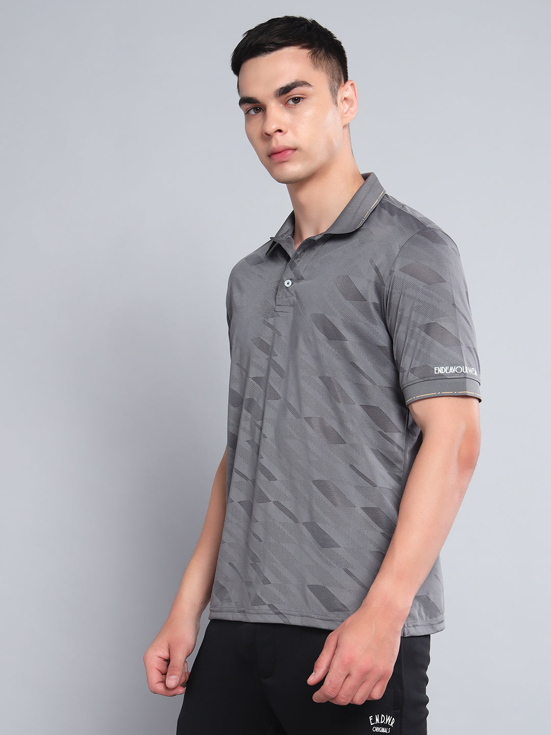 Endeavour Wear Dark Grey Jackyard Polo T-shirt