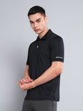 Endeavour Wear Black Jackyard Polo T-shirt