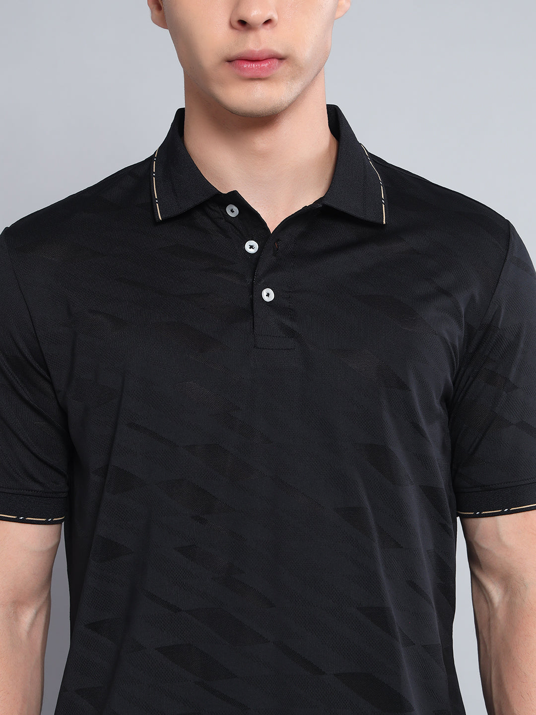 Endeavour Wear Black Jackyard Polo T-shirt