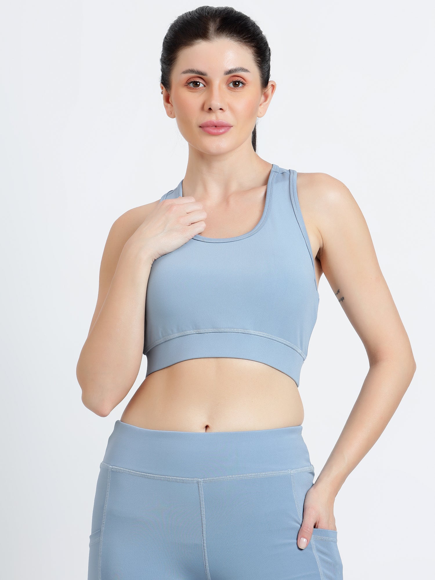 Endeavour Wear Women's Peach Blue Co-Ord Set