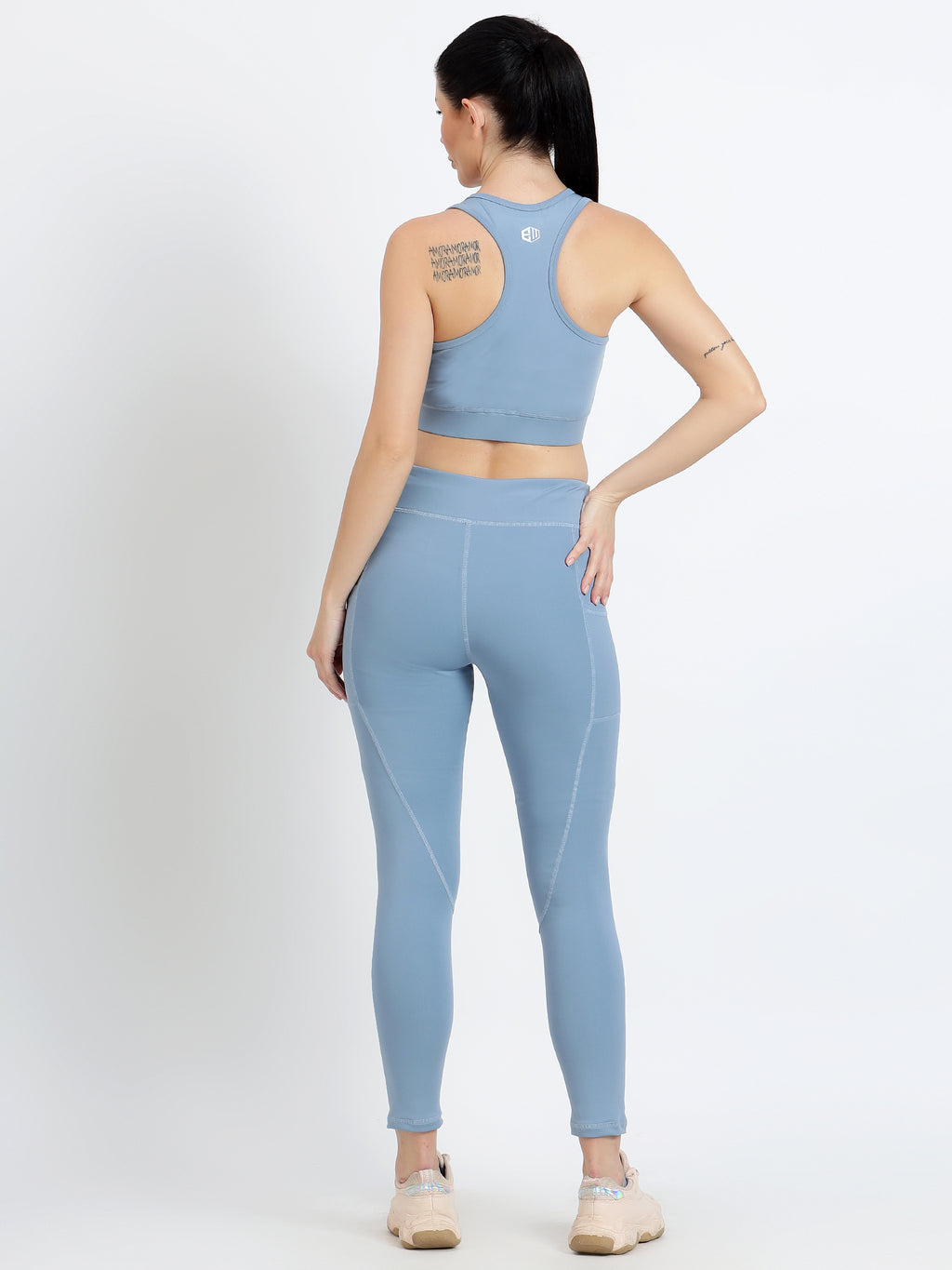 Endeavour Wear Women's Peach Blue Co-Ord Set