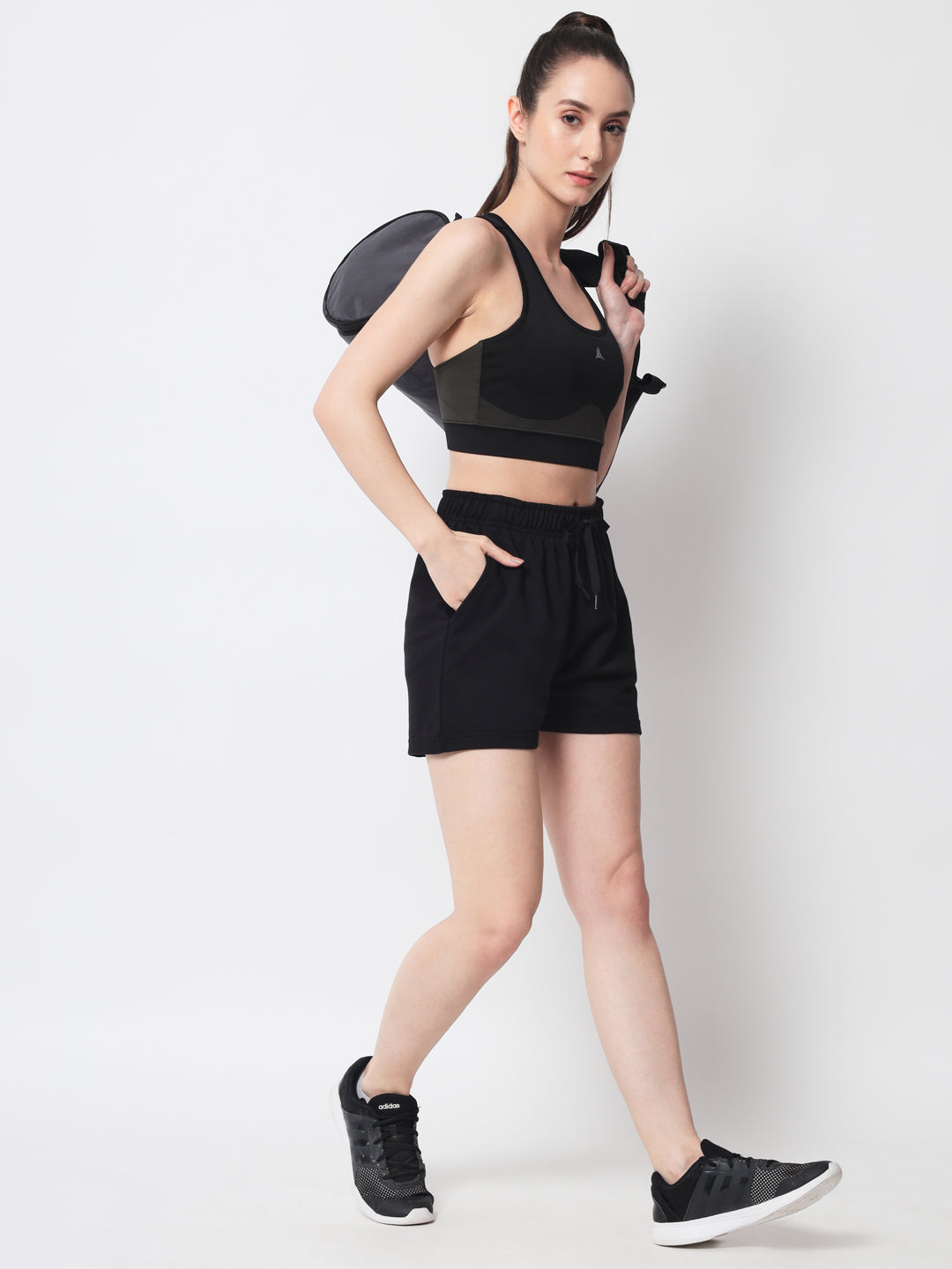 Endeavour Wear Women's Black Casual Shorts