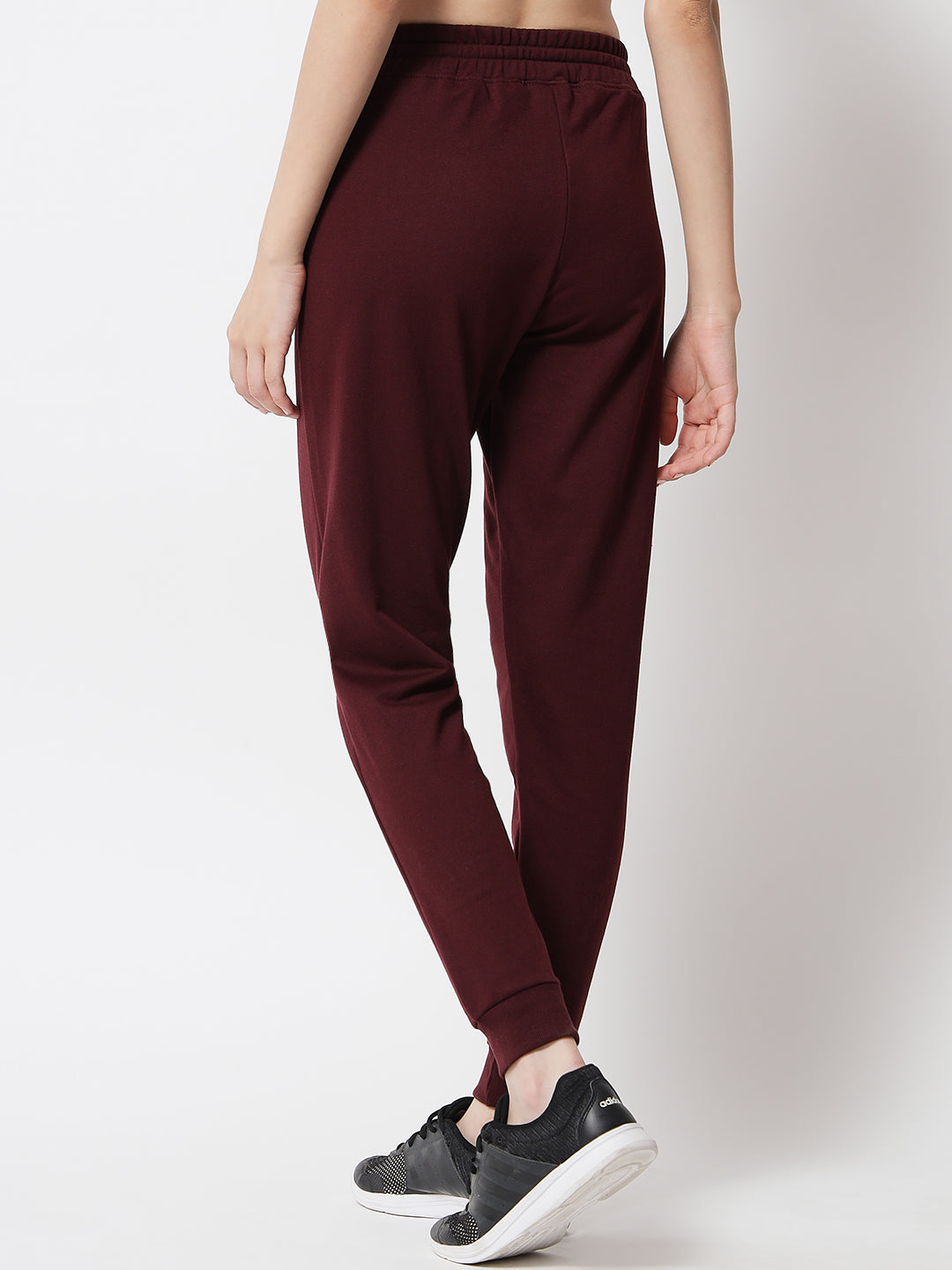 Endeavour Wear Women’s Cotton Wine Red Jogger Sweatpants