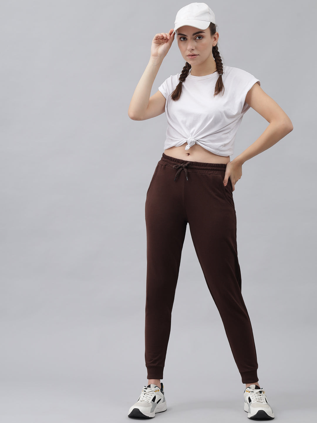 Endeavour Wear Women’s Cotton Chocolate Jogger Sweatpants