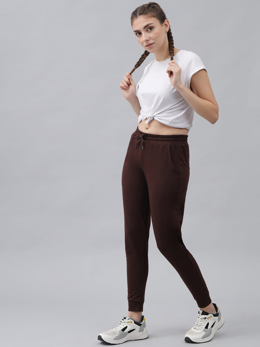 Endeavour Wear Women’s Cotton Chocolate Jogger Sweatpants