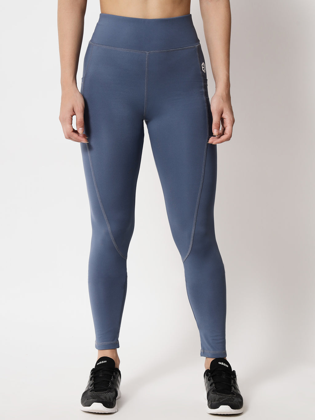 Endeavour Wear Smoke Blue Women Fitness Sports Skinny Tights