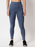 Endeavour Wear Smoke Blue Women Fitness Sports Skinny Tights