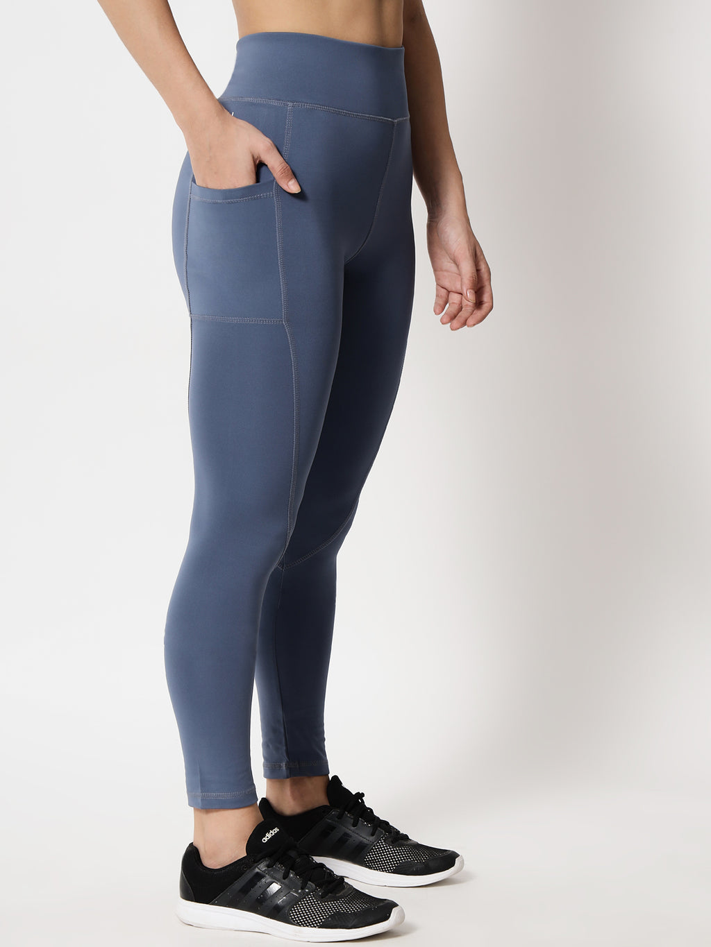 Endeavour Wear Smoke Blue Women Fitness Sports Skinny Tights