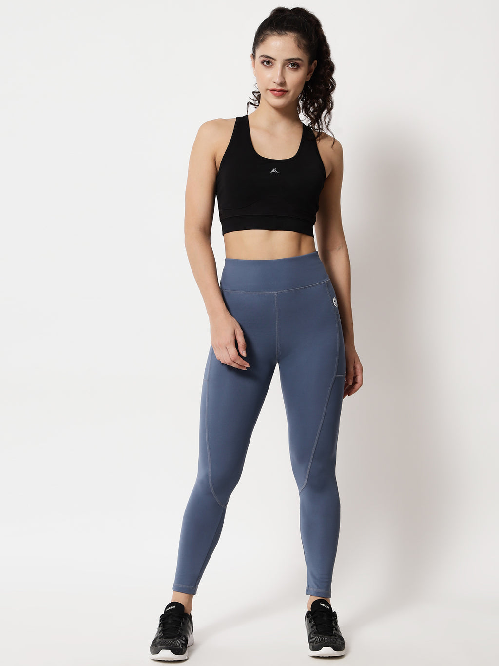 Endeavour Wear Smoke Blue Women Fitness Sports Skinny Tights