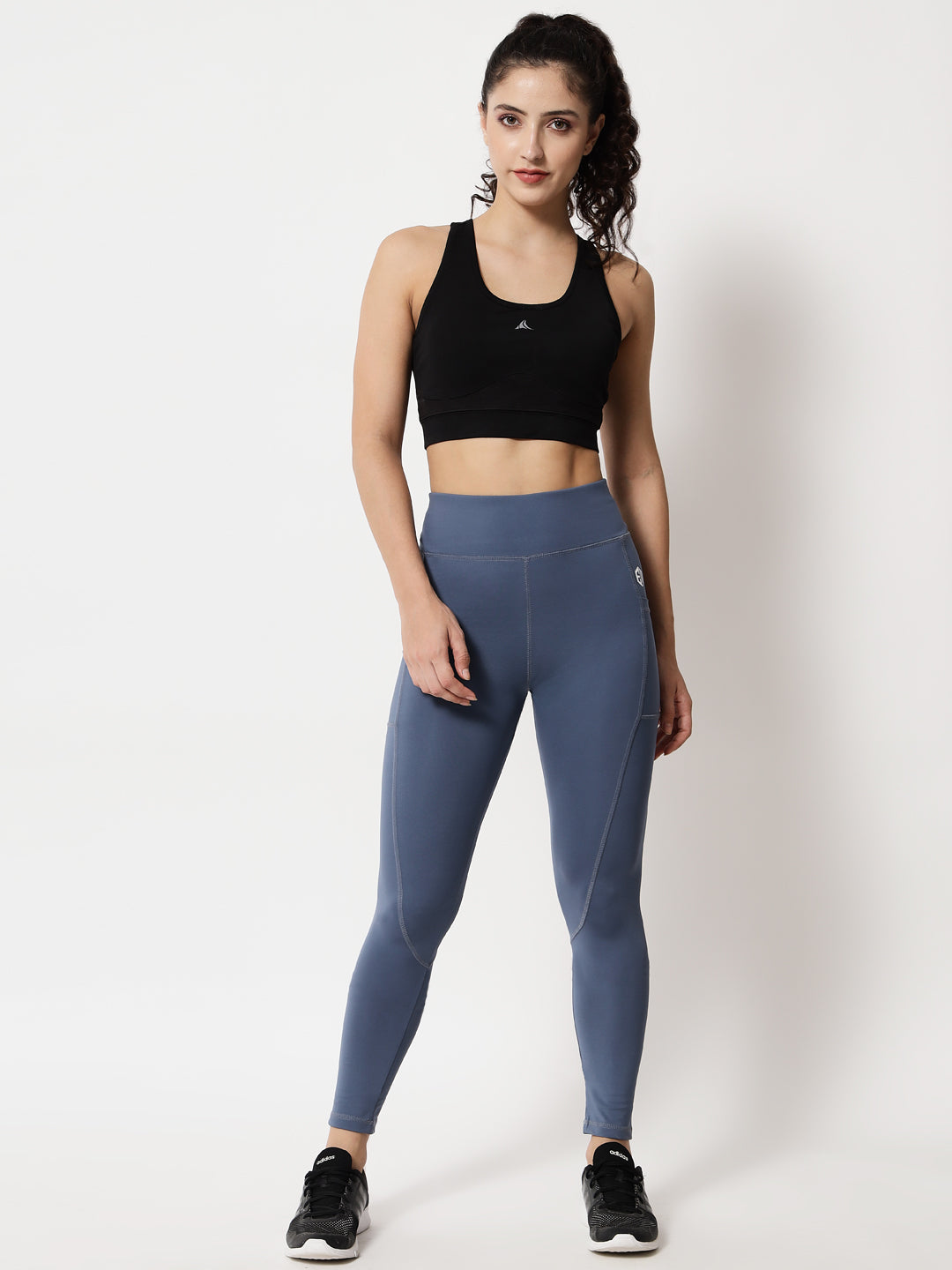 Endeavour Wear Smoke Blue Women Fitness Sports Skinny Tights