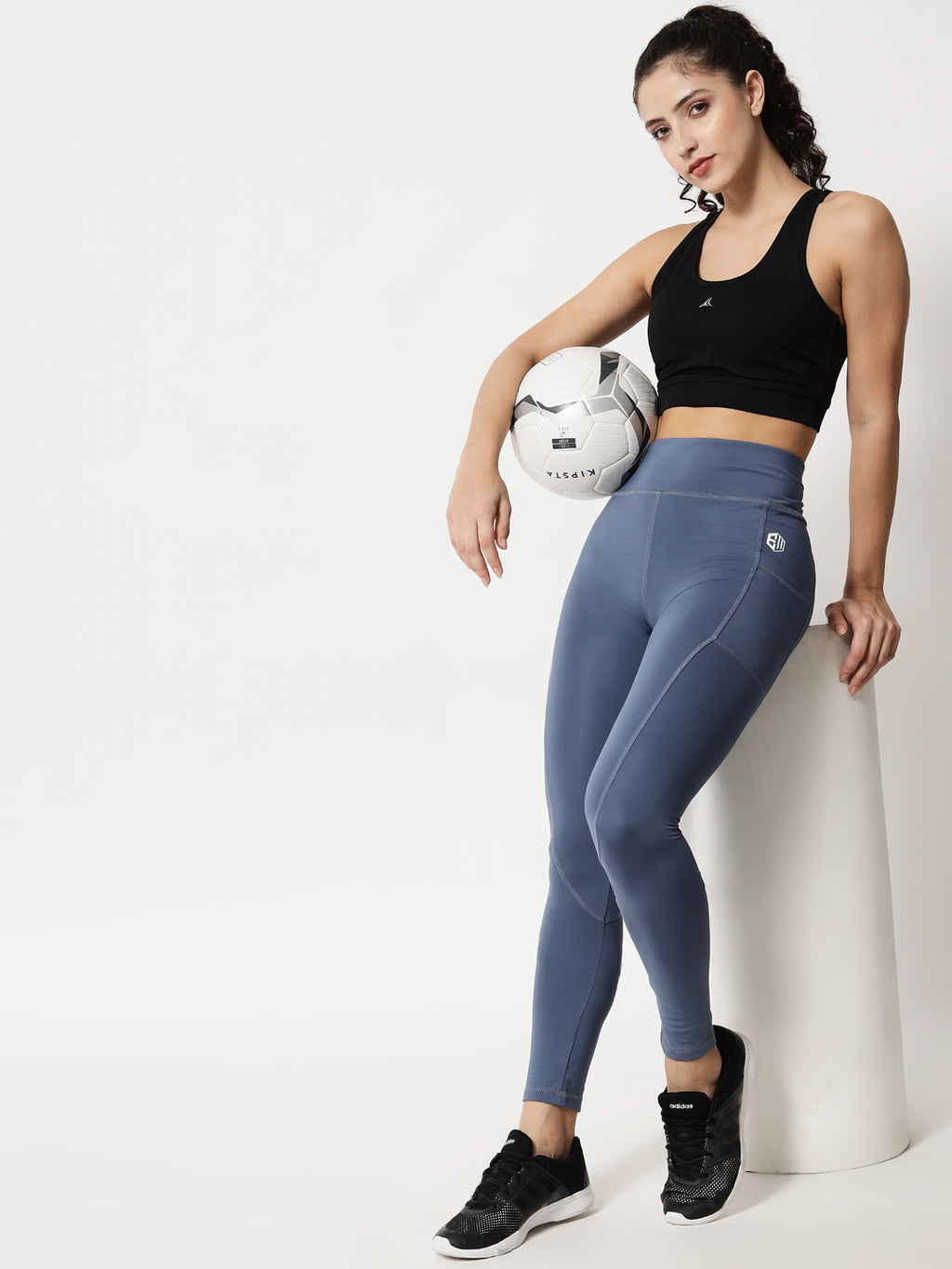 Endeavour Wear Smoke Blue Women Fitness Sports Skinny Tights