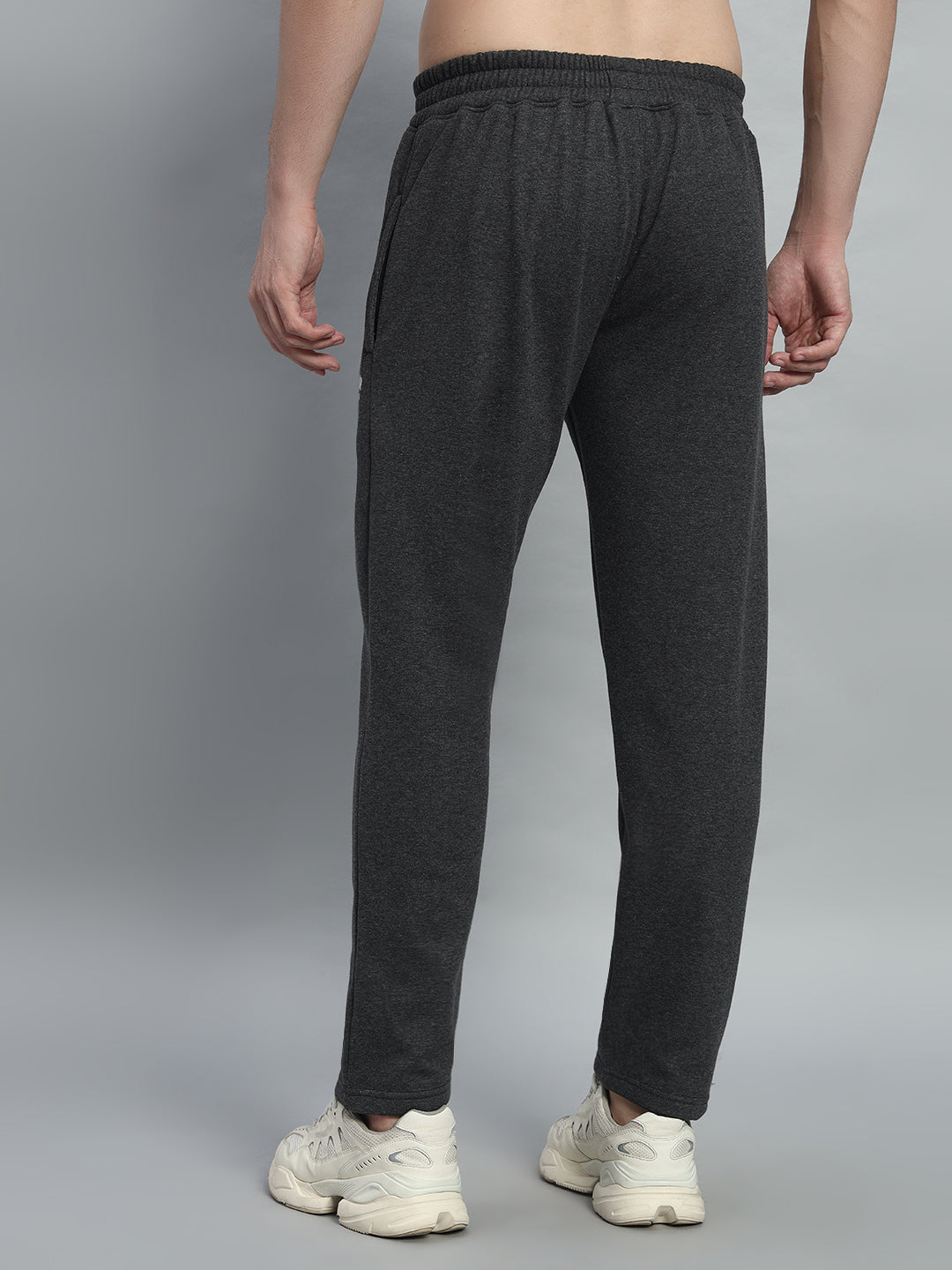 Endeavour Wear Men Winter Fleece Straight Fit Charcoal Grey Track Pants