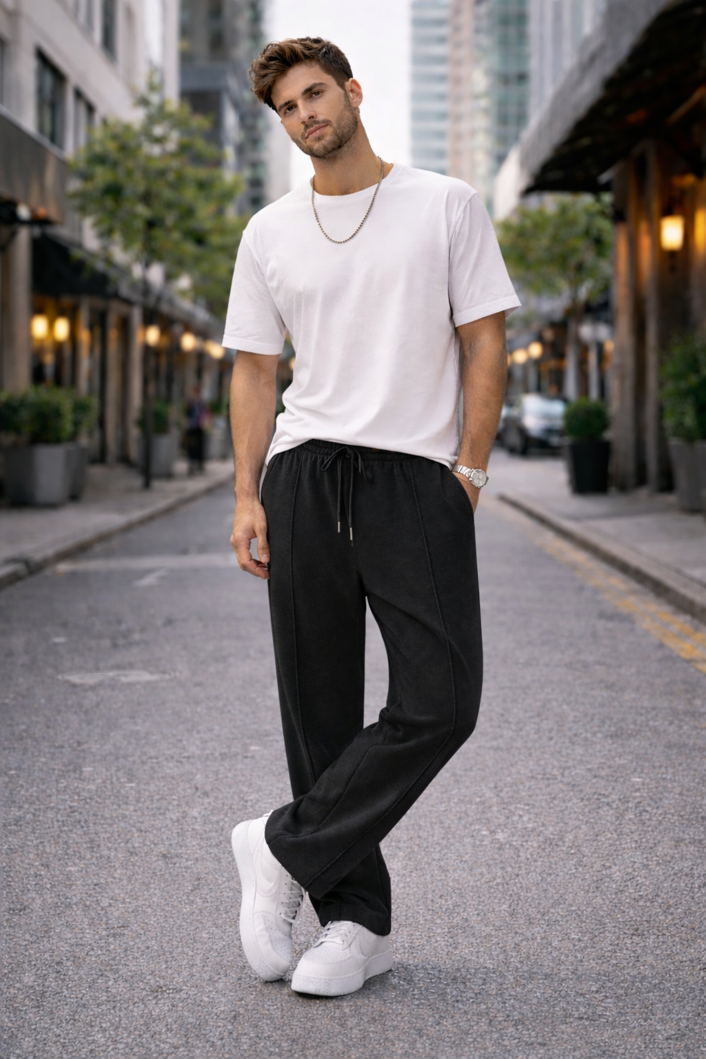 Endeavour Wear Men's Black Oversized Baggy Fit Sweatpants