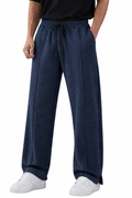 Endeavour Wear Men's Navy Melange Oversized Baggy Fit Sweatpants