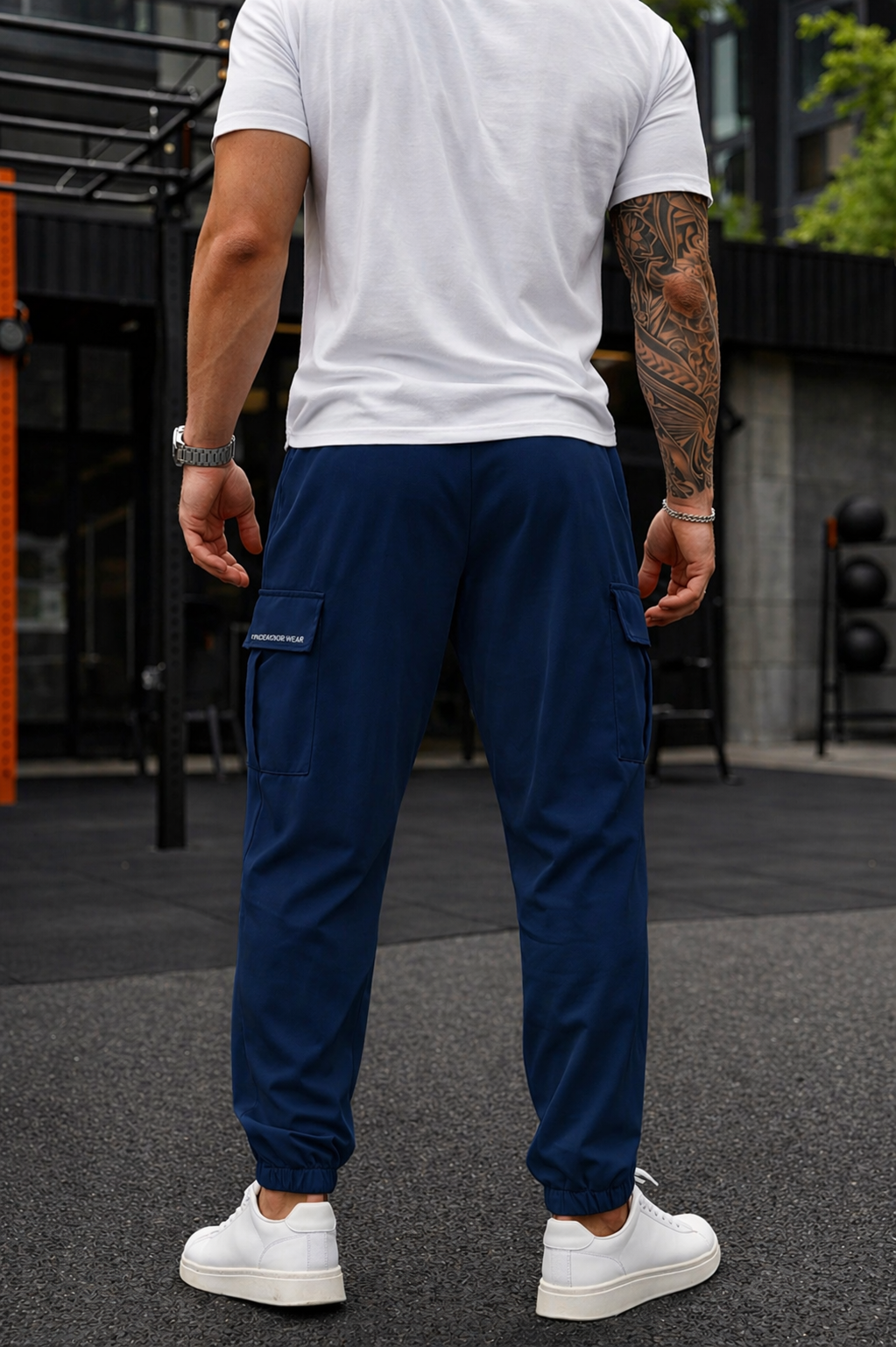 Endeavour Wear Men's Airforce Blue Active Cargo Trackpants