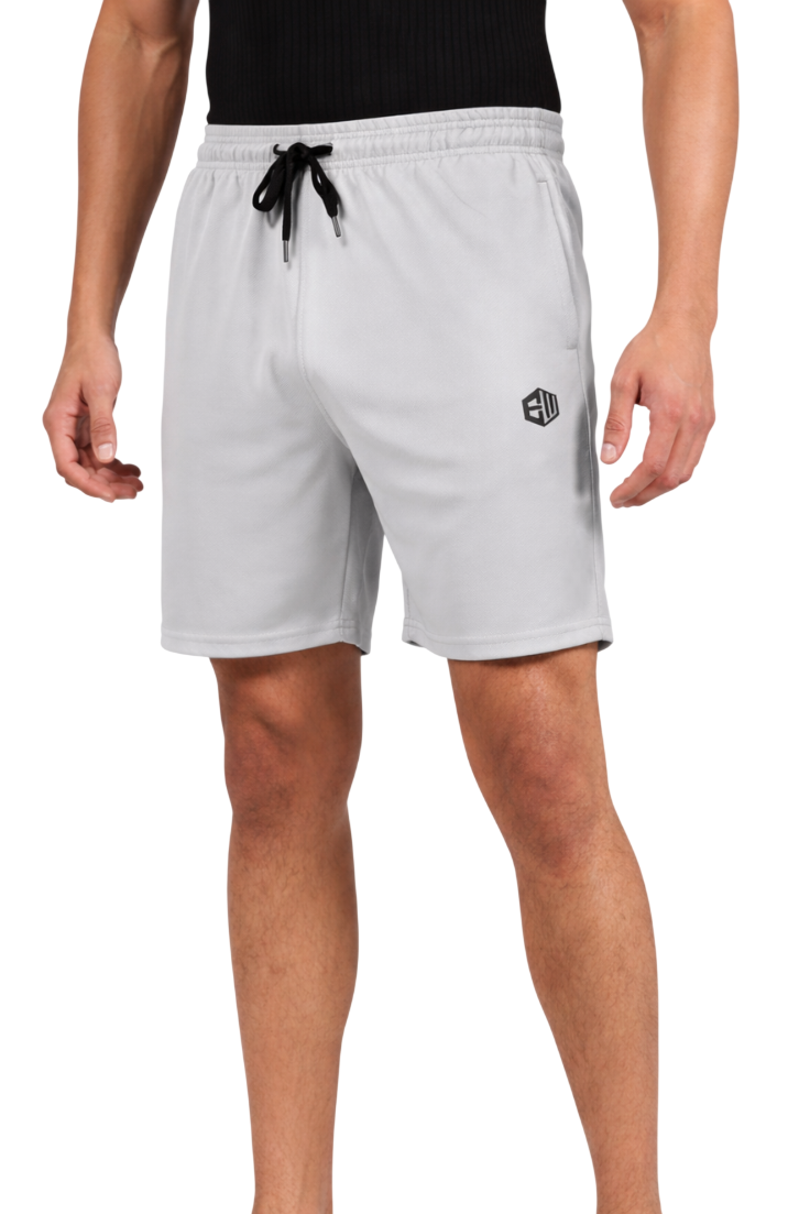 Endeavour Wear Men Light Grey Comfort Fit Casual Sports Shorts