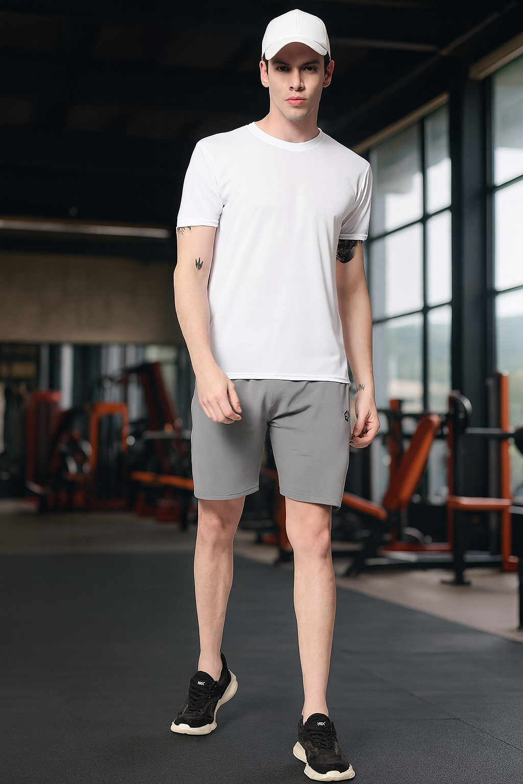 Endeavour Wear Men Medium Grey Comfort Fit Casual Sports Shorts
