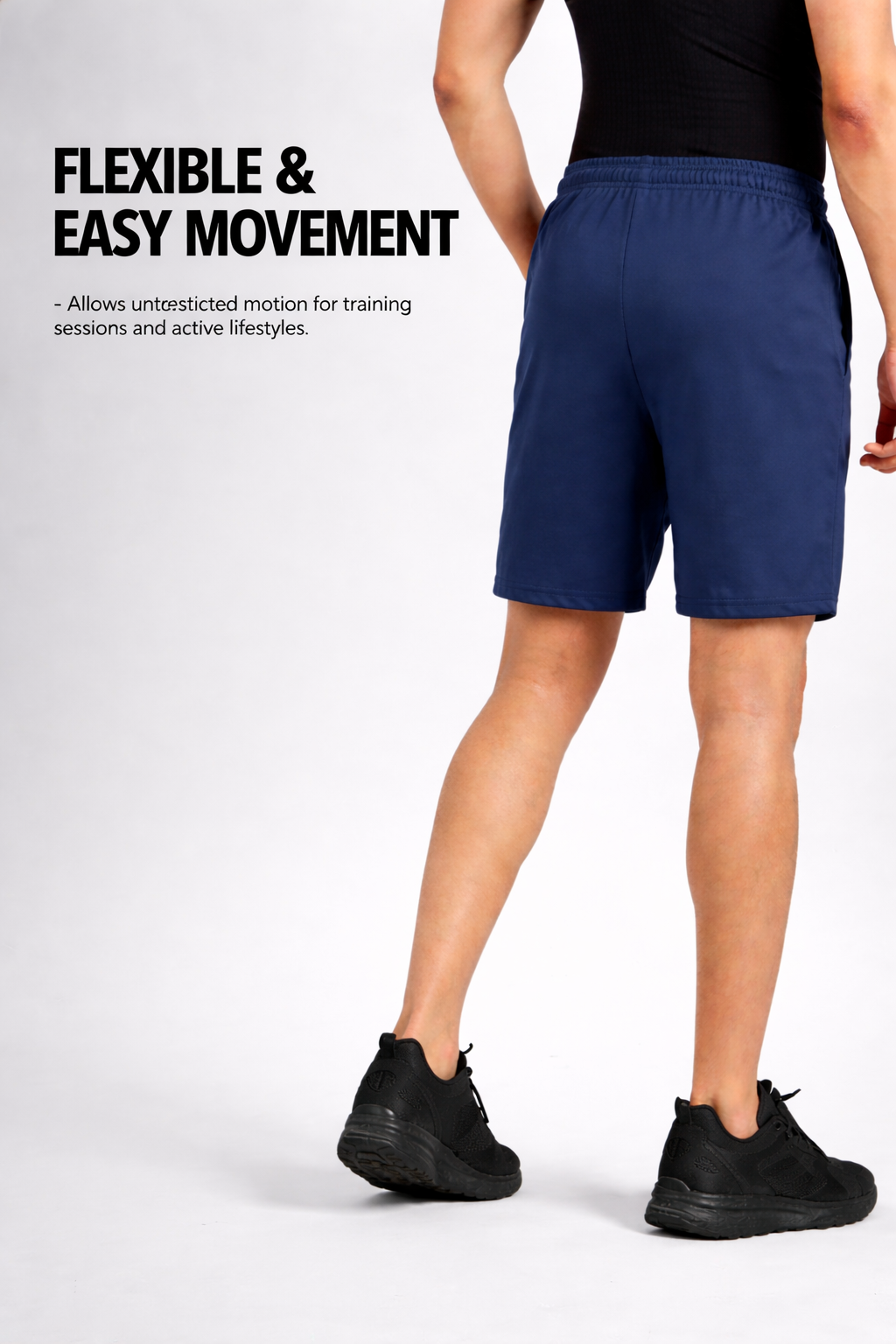 Endeavour Wear Men Airforce Blue Comfort Fit Casual Sports Shorts