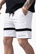 Endeavour Wear Men White Premium Cotton Lounge Baggy Shorts