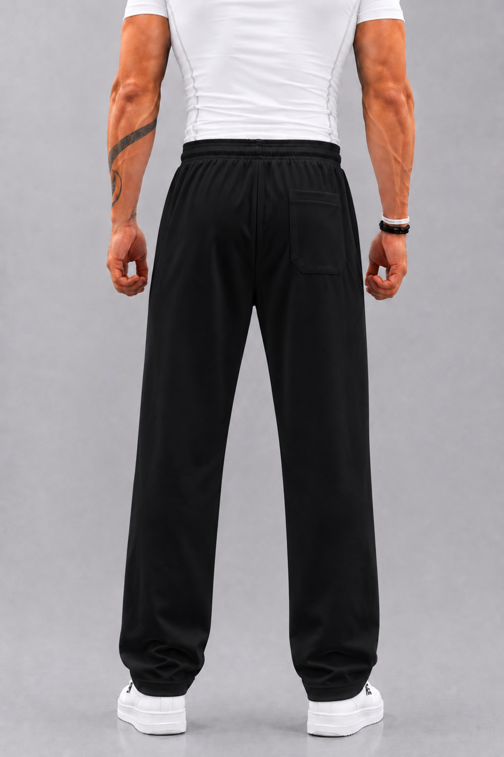 Endeavour Wear Men's Black Premium Rich Cotton Oversized Baggy Fit Track Pants