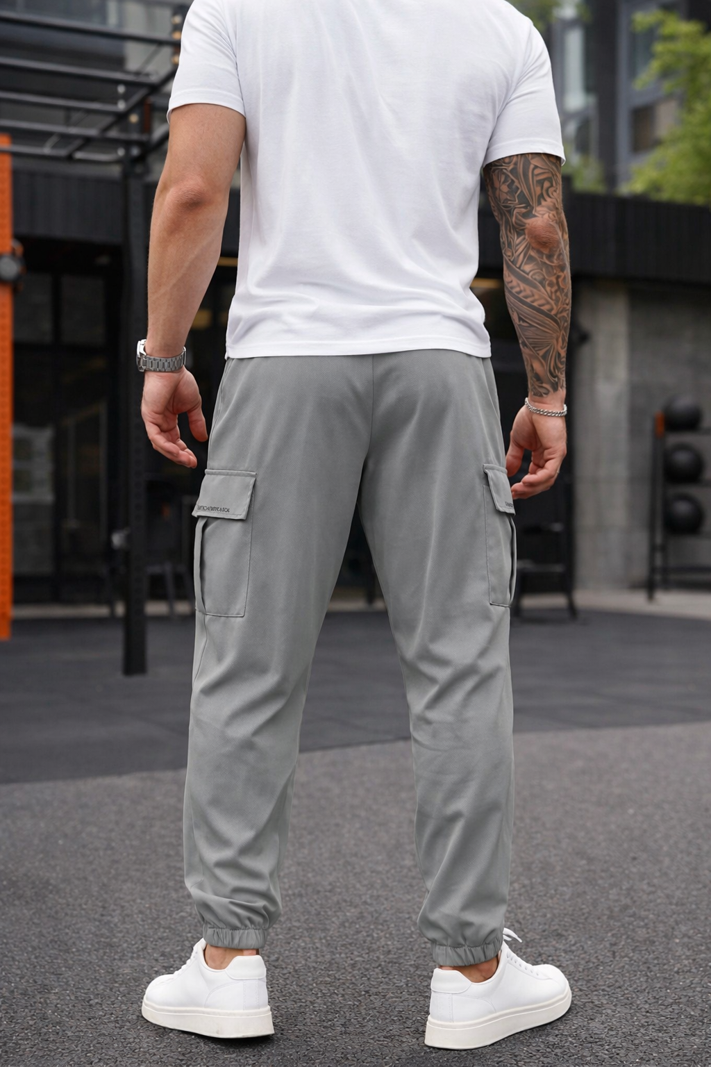 Endeavour Wear Men's Medium Grey Active Cargo Trackpants