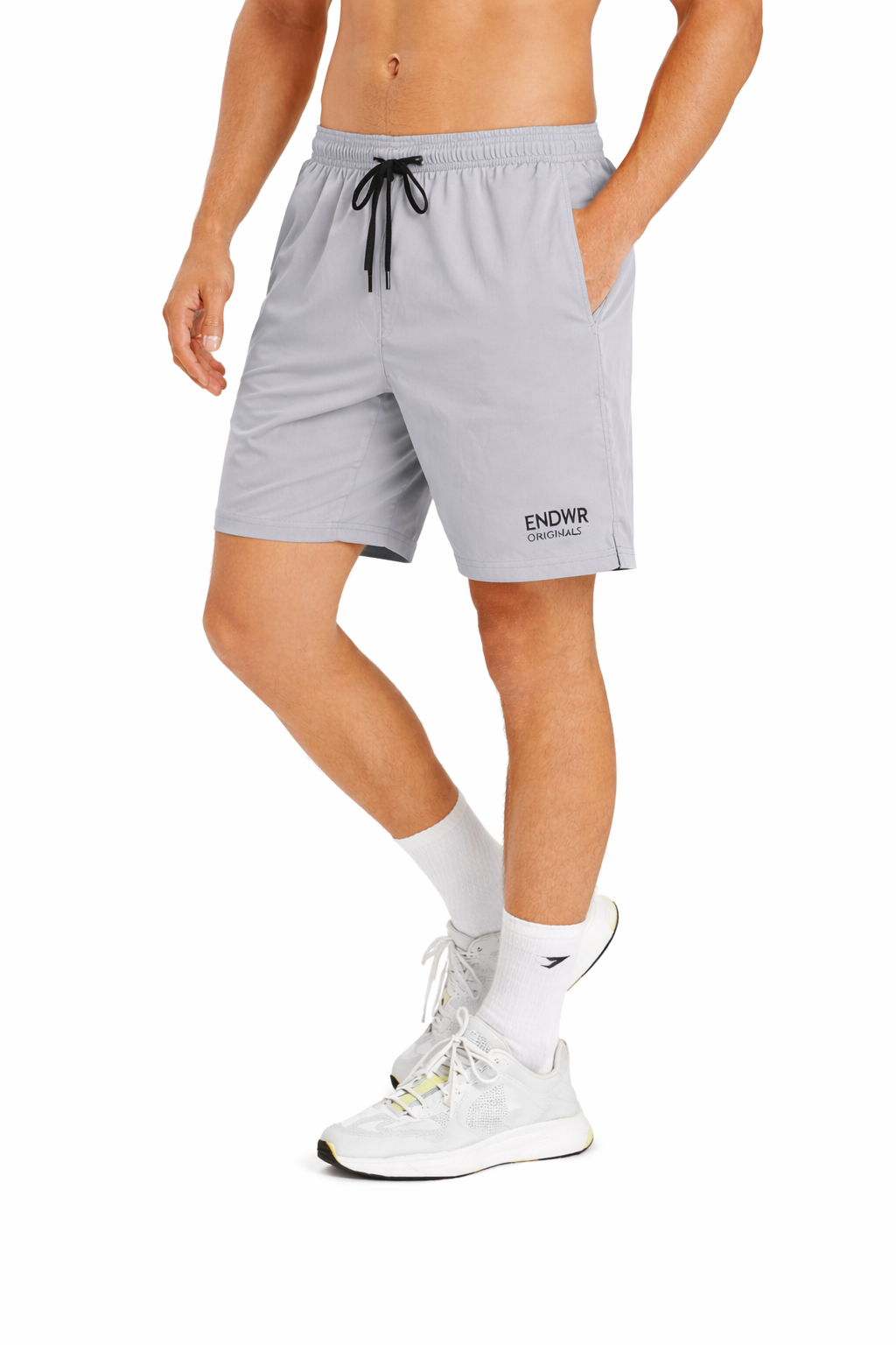 Endeavour Wear Men Light Grey Active Shorts