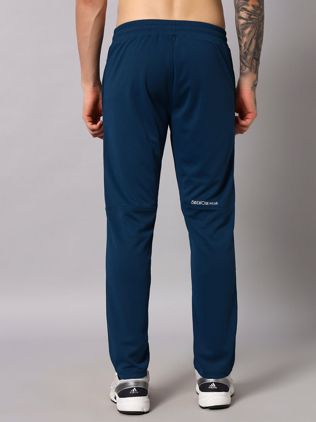 Endeavour Wear Active Mesh Airforce Blue Straight Fit Track Pants