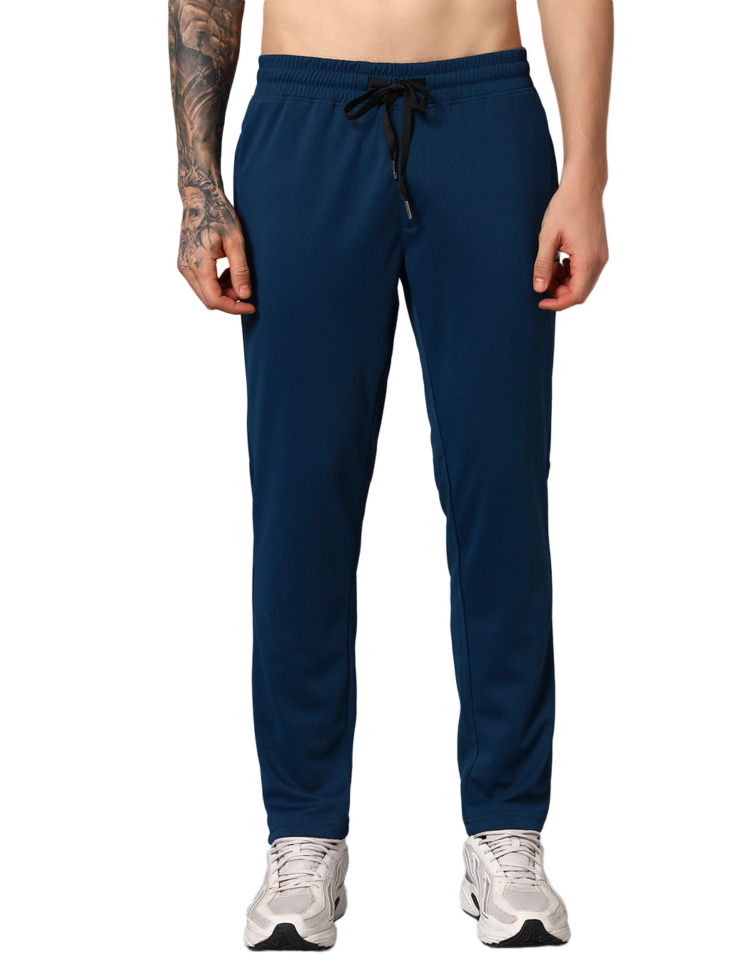 Endeavour Wear Active Mesh Airforce Blue Straight Fit Track Pants