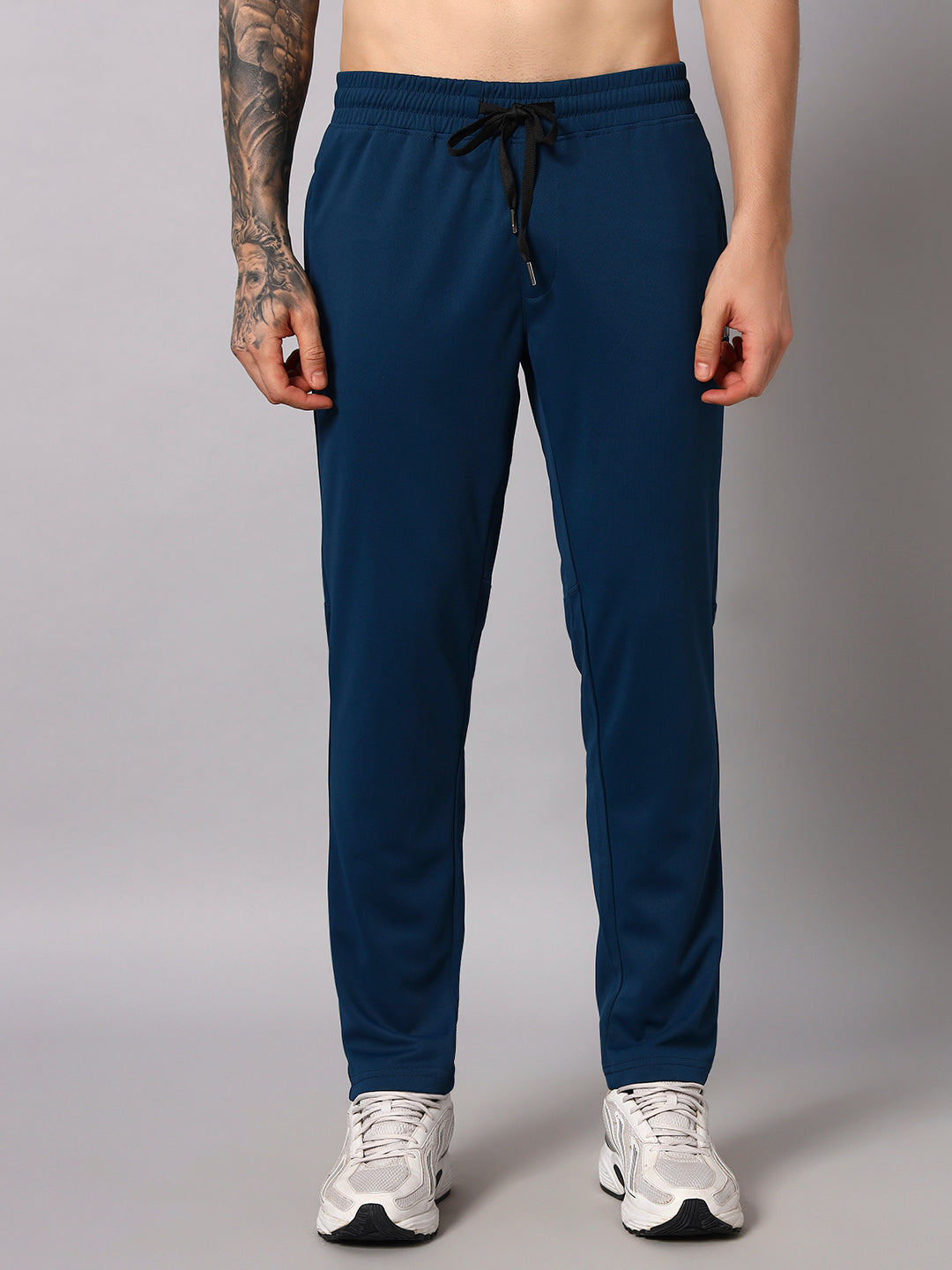 Endeavour Wear Active Mesh Airforce Blue Straight Fit Track Pants