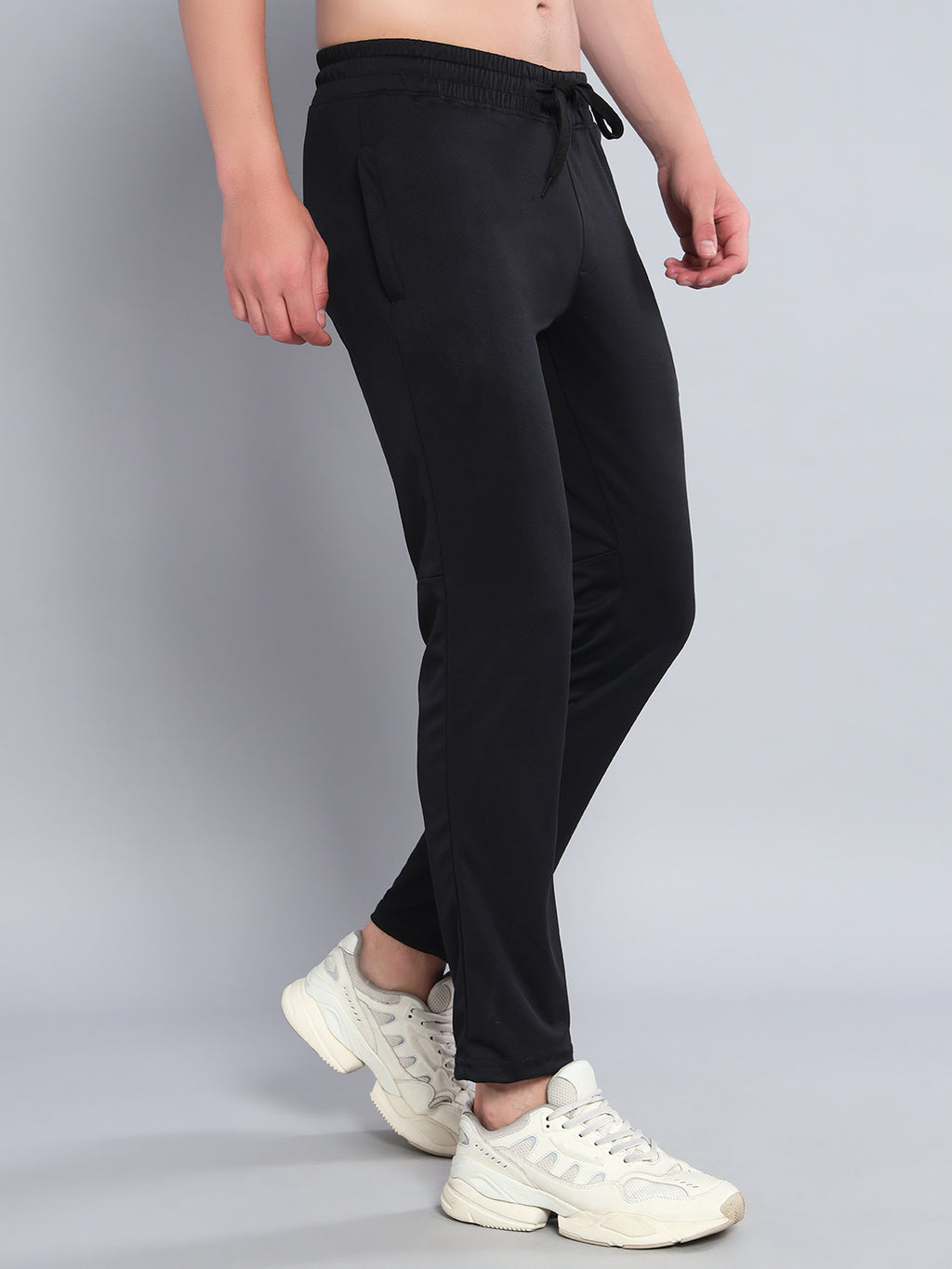 Endeavour Wear Active Mesh Black Straight Fit Track Pants