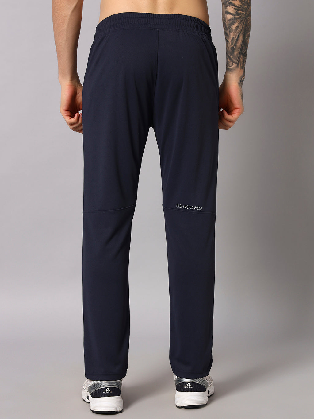 Endeavour Wear Active Mesh Dark Grey Straight Fit Track Pants