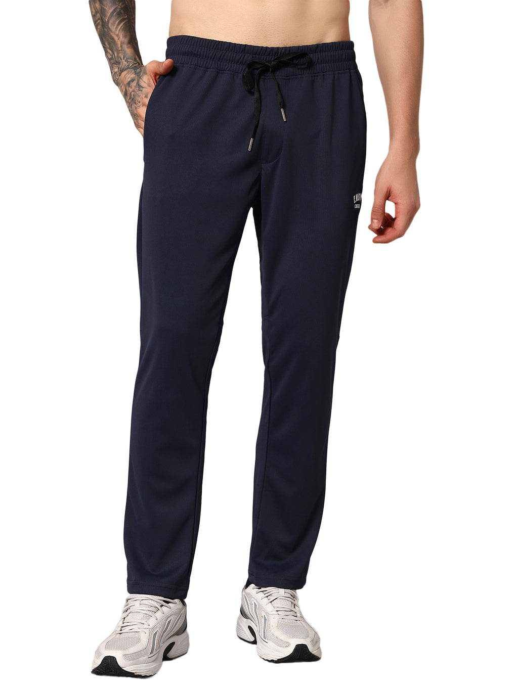 Endeavour Wear Active Mesh Dark Grey Straight Fit Track Pants