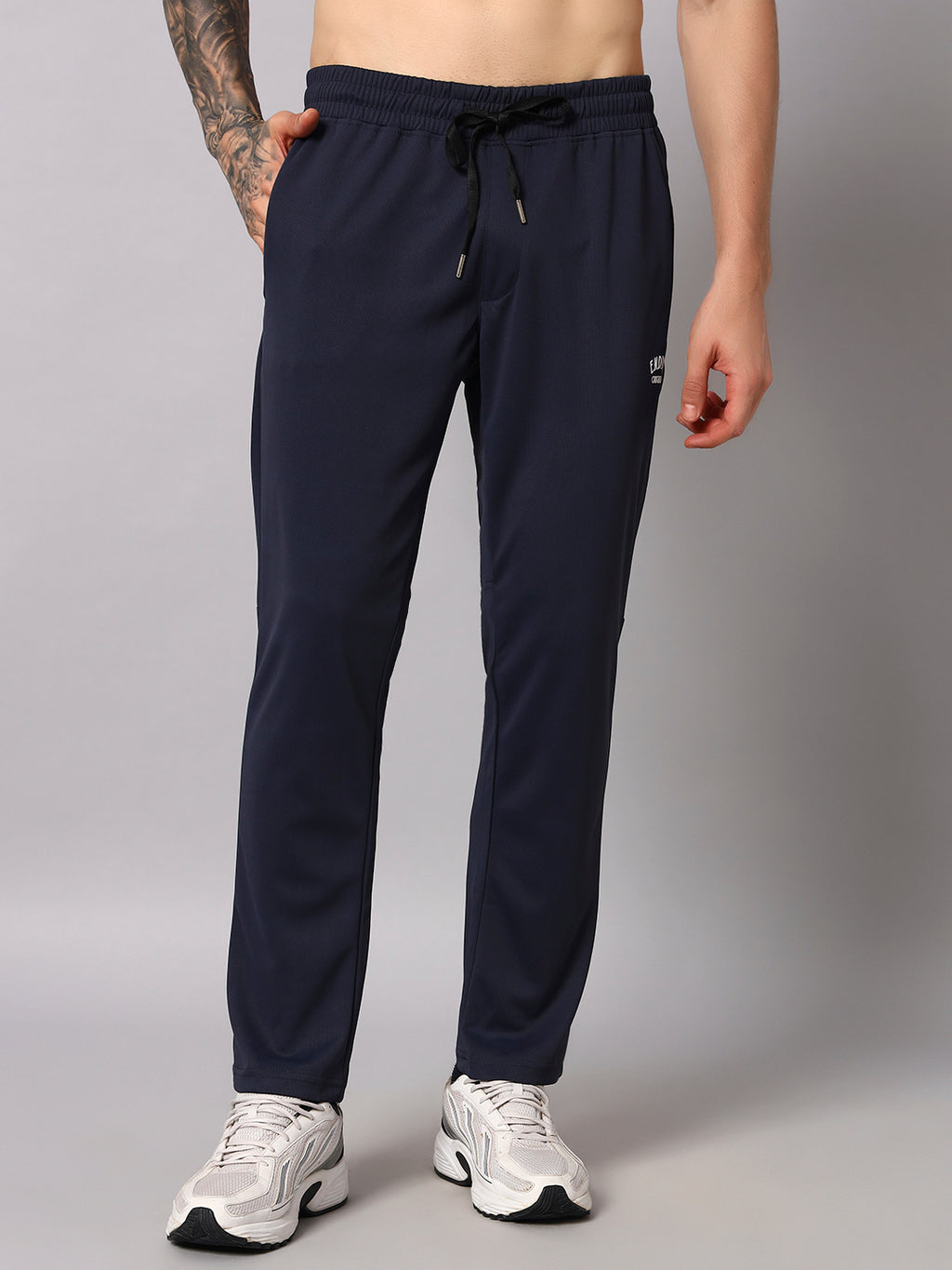 Endeavour Wear Active Mesh Dark Grey Straight Fit Track Pants