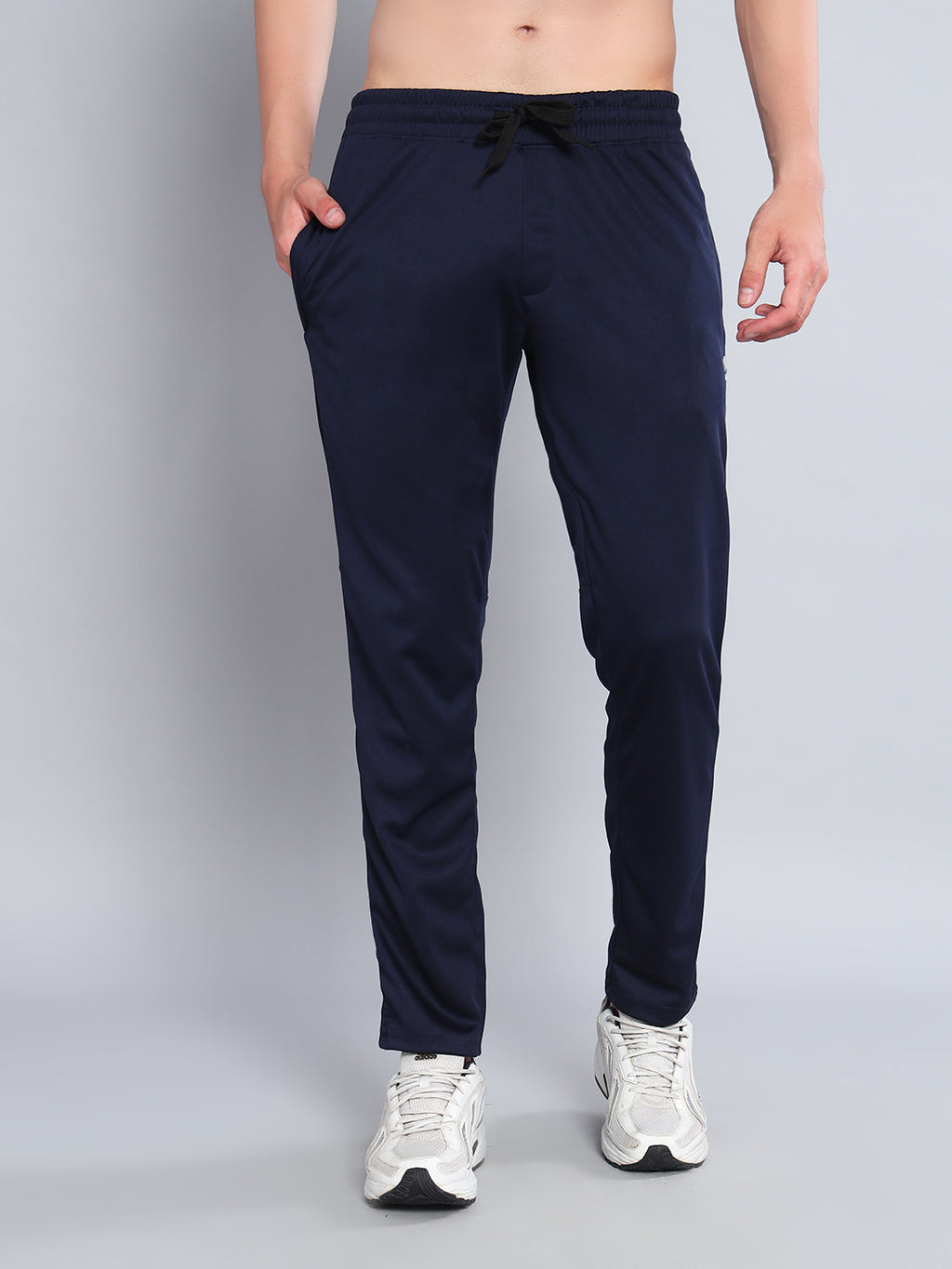 Endeavour Wear Active Mesh Navy Blue Straight Fit Track Pants