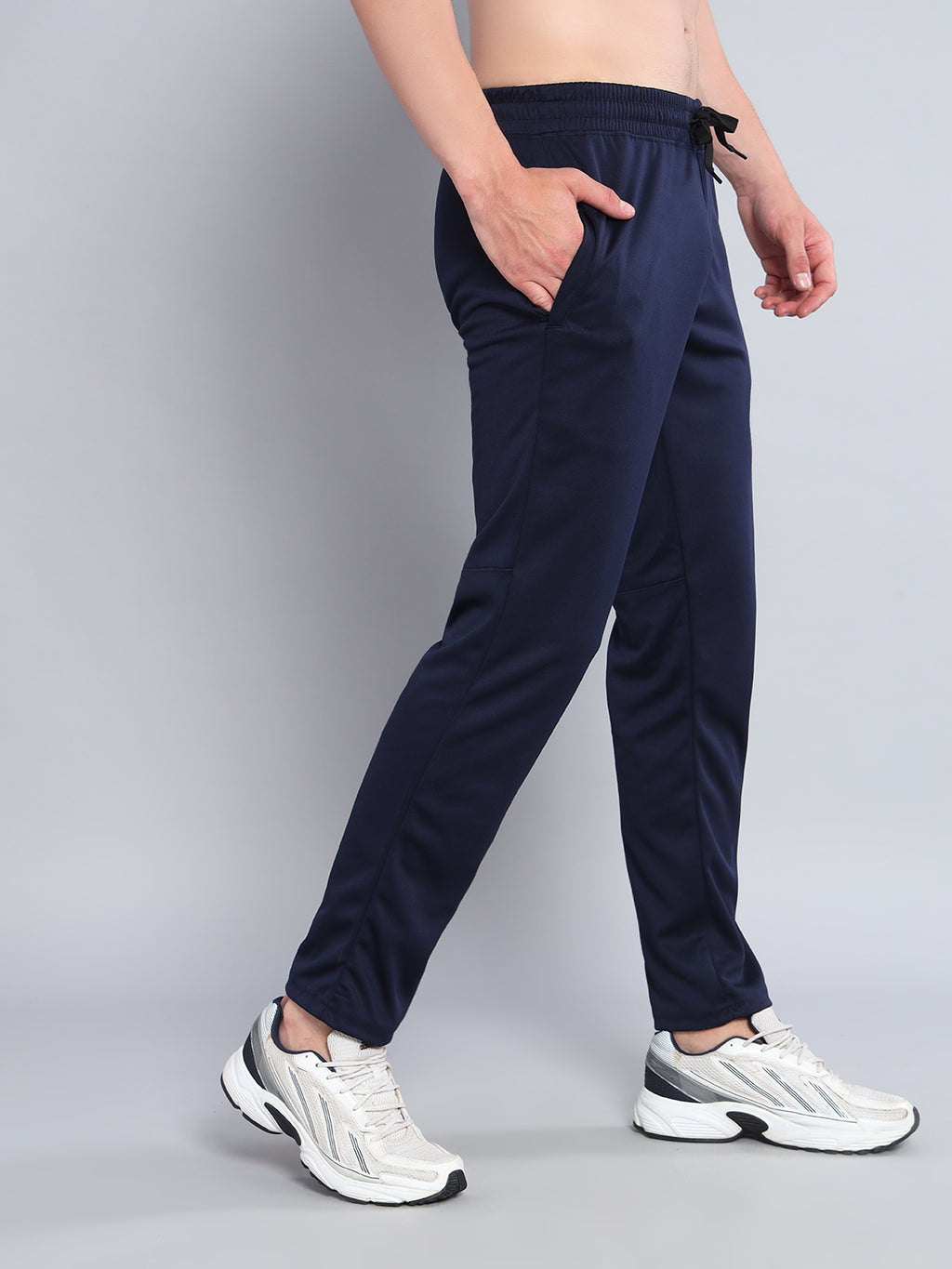 Endeavour Wear Active Mesh Navy Blue Straight Fit Track Pants