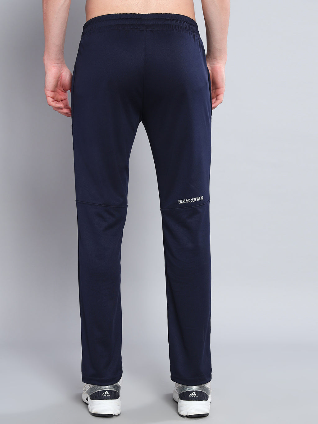 Endeavour Wear Active Mesh Navy Blue Straight Fit Track Pants