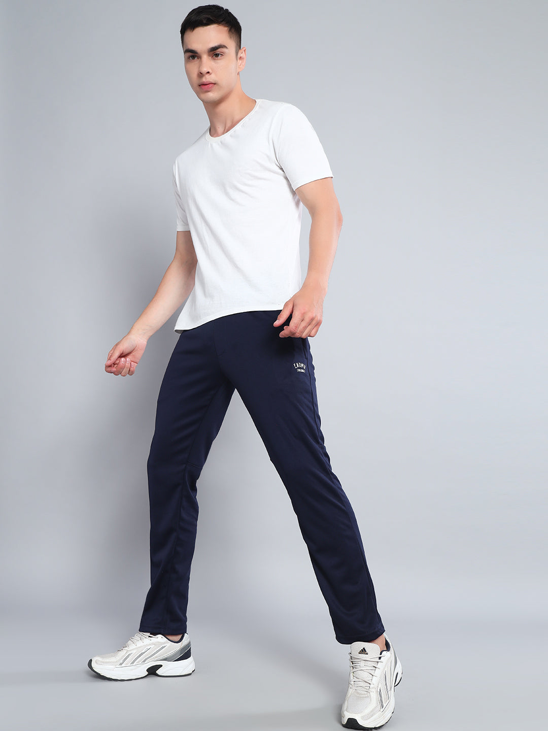 Endeavour Wear Active Mesh Navy Blue Straight Fit Track Pants