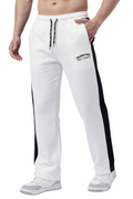 Endeavour Wear Men White-Black Winter Baggy Fit Track Pants
