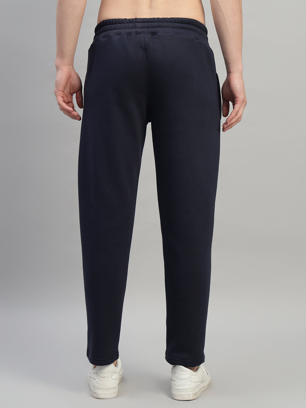 Endeavour Wear Men Winter Fleece Straight Fit Navy Blue Track Pants