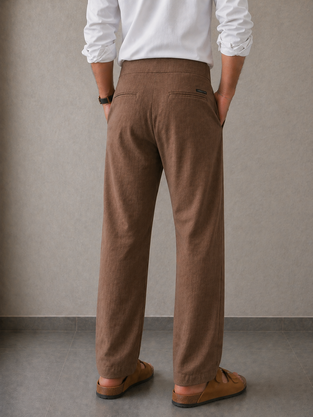Endeavour Wear Men’s Brown Cotton Linen Pants