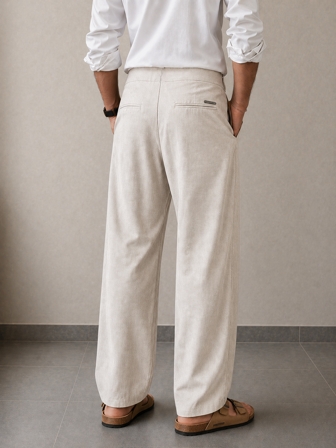 Endeavour Wear Men’s Cream Cotton Linen Pants