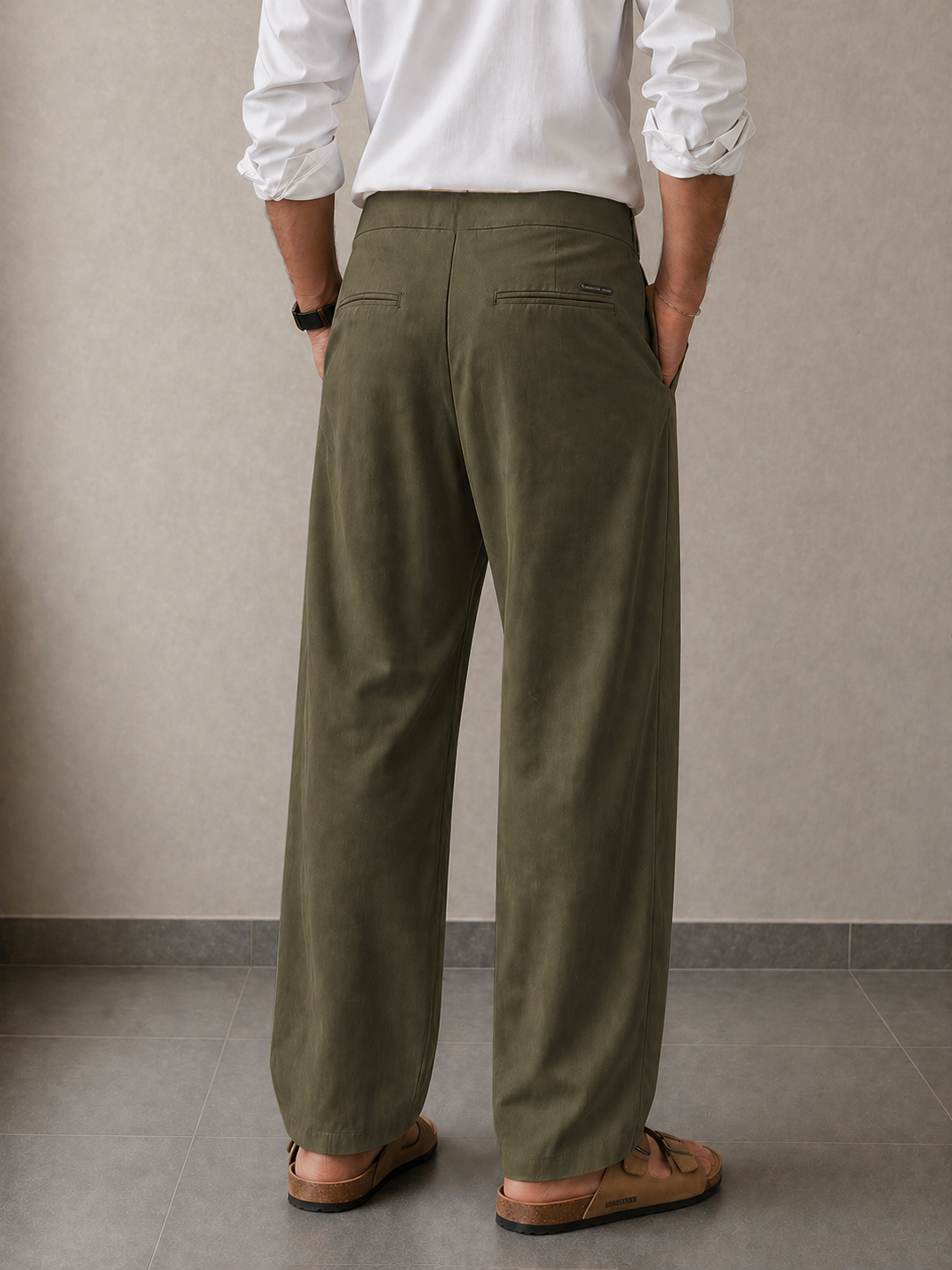 Endeavour Wear Men’s Olive Cotton Linen Pants