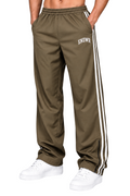Endeavour Wear Men’s Urban Striped Pattern Track Pants Olive
