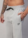 Endeavour Wear Men Winter Fleece Straight Fit Light Grey Track Pants
